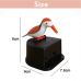 Woodpecker Toothpick Dispenser Little Bird Push-type Automatic Toothpick Holder (Orange Bird)